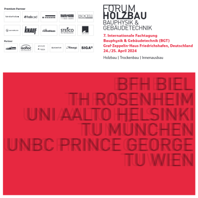 7. Internationale Fachtagung Bauphysik & Gebäudetechnik (BGT)
