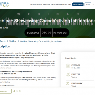 Webinar: Vorstellung der Living-Lab-Gebiete Kanadas