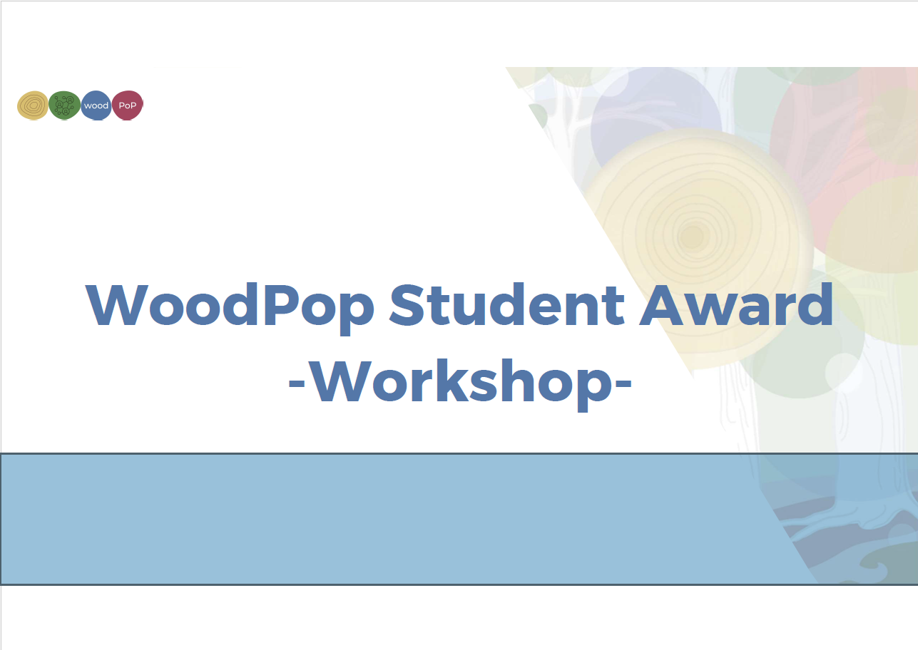 Workshop zum WoodPop Student Award