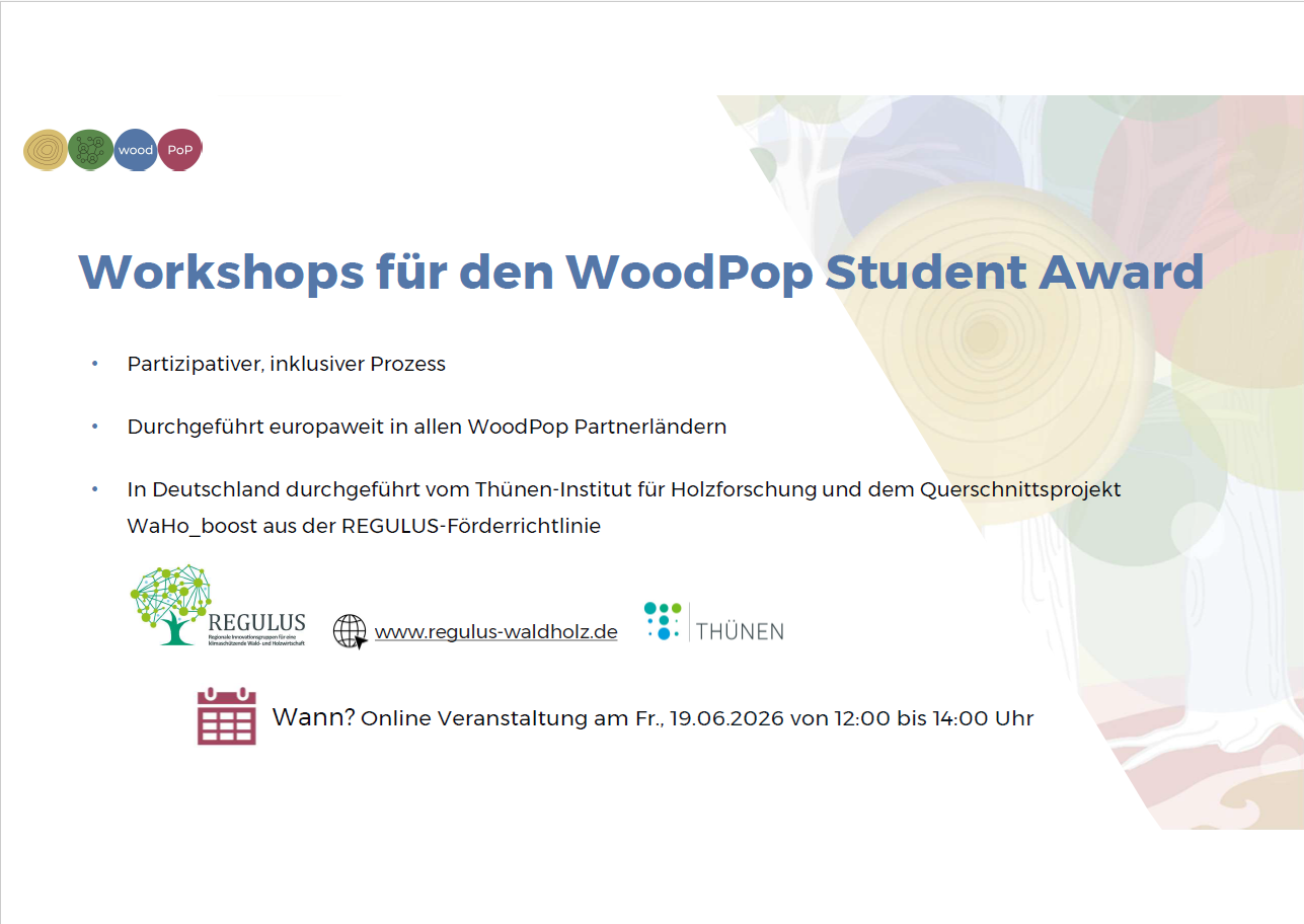 Workshop zum WoodPop Student Award