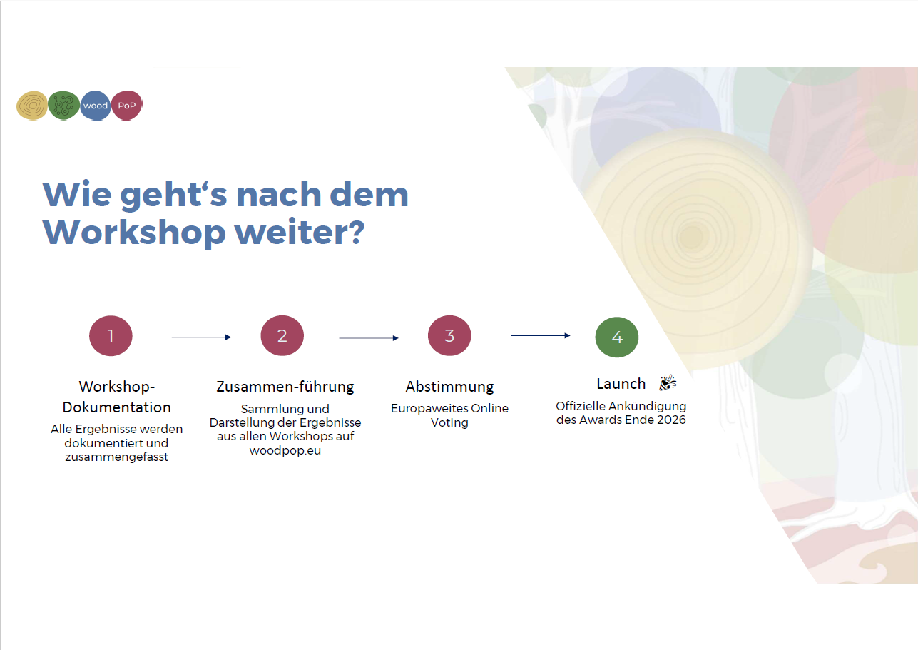 Workshop zum WoodPop Student Award