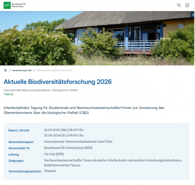 Tagung für Studierende und Nachwuchswissenschaftler*innen zur CBD